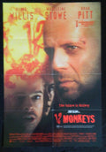 12 MONKEYS (1995)- Original Australian one sheet movie poster.