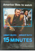 15 MINUTES (2001)— Original Australian one sheet movie poster.