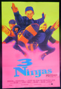 3 NINJA'S (1992)- Original Australian one sheet movie poster.