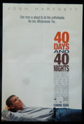 40 DAYS AND 40 NIGHTS (2002)— Original Australian one sheet movie poster.