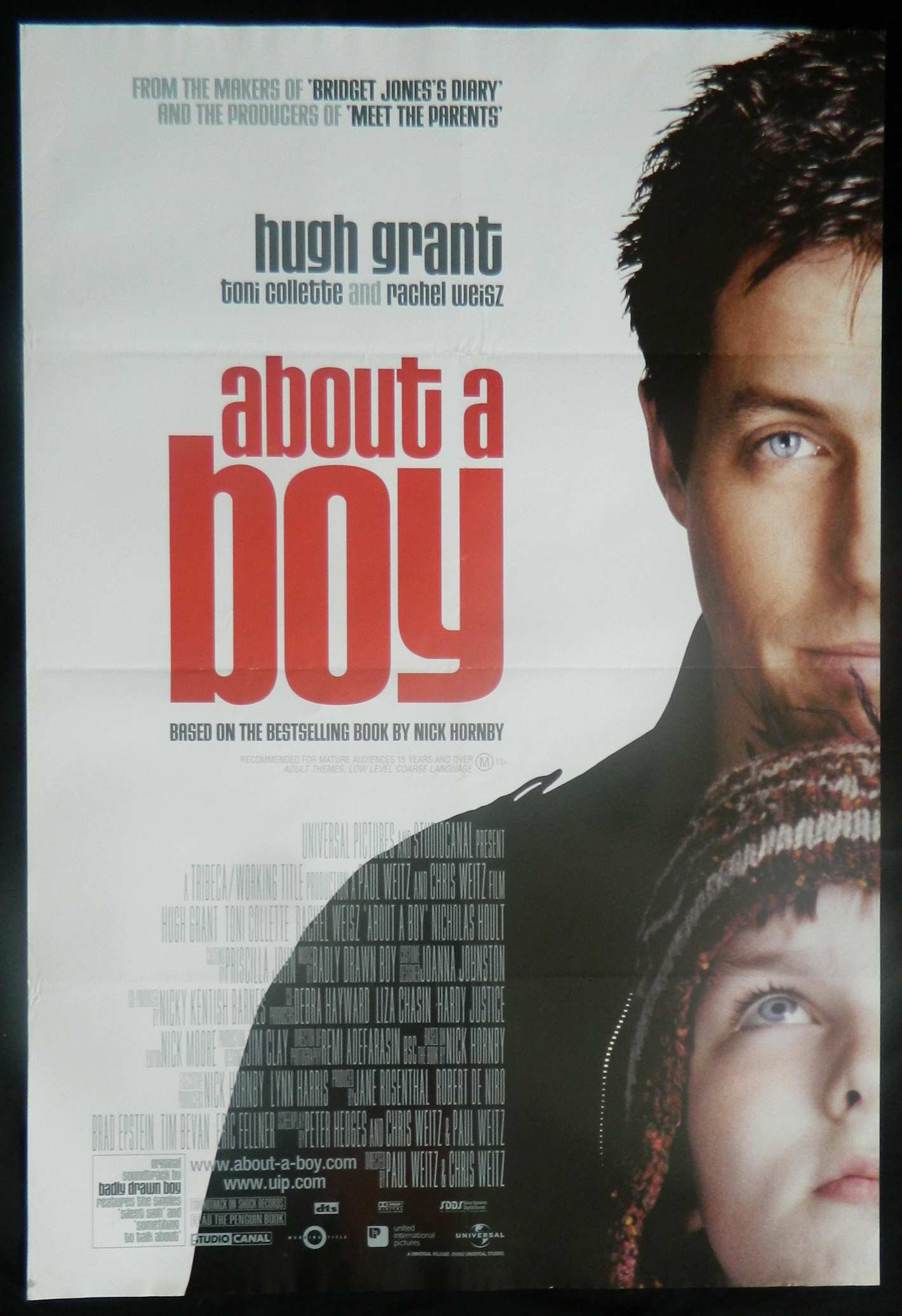 ABOUT A BOY (2002)— Original Australian one sheet movie poster.