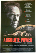 ABSOLUTE POWER (1997)— Original Australian one sheet movie poster.