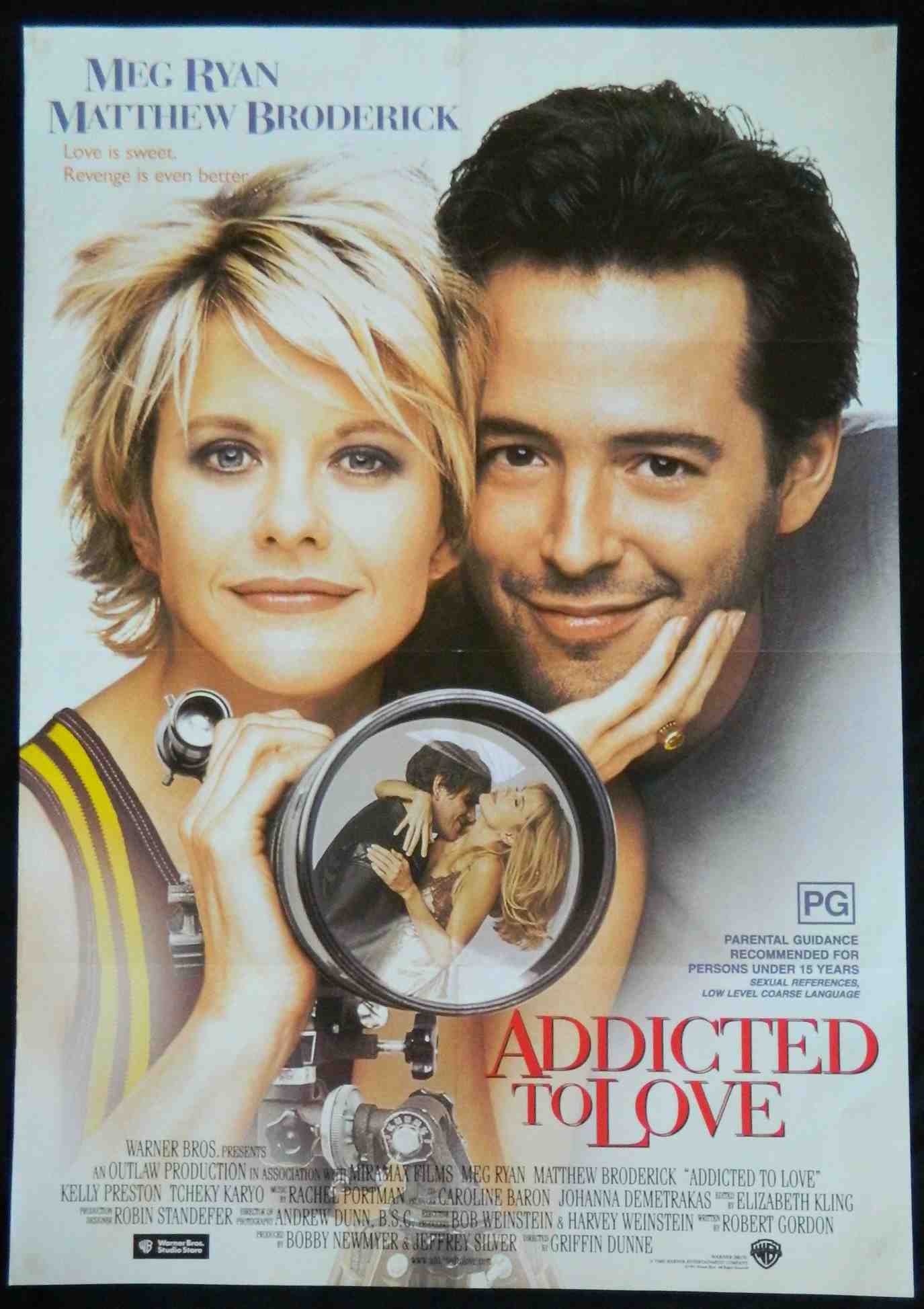 ADDICTED TO LOVE (1997)— Original Australian one sheet movie poster.