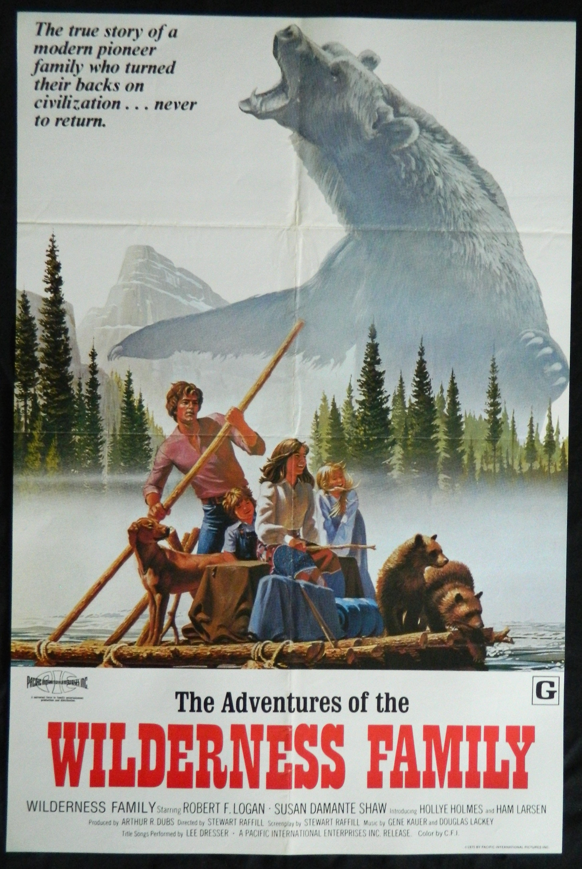 ADVENTURES OF THE WILDERNESS FAMILY (1975)— Original Australian one sheet movie poster.