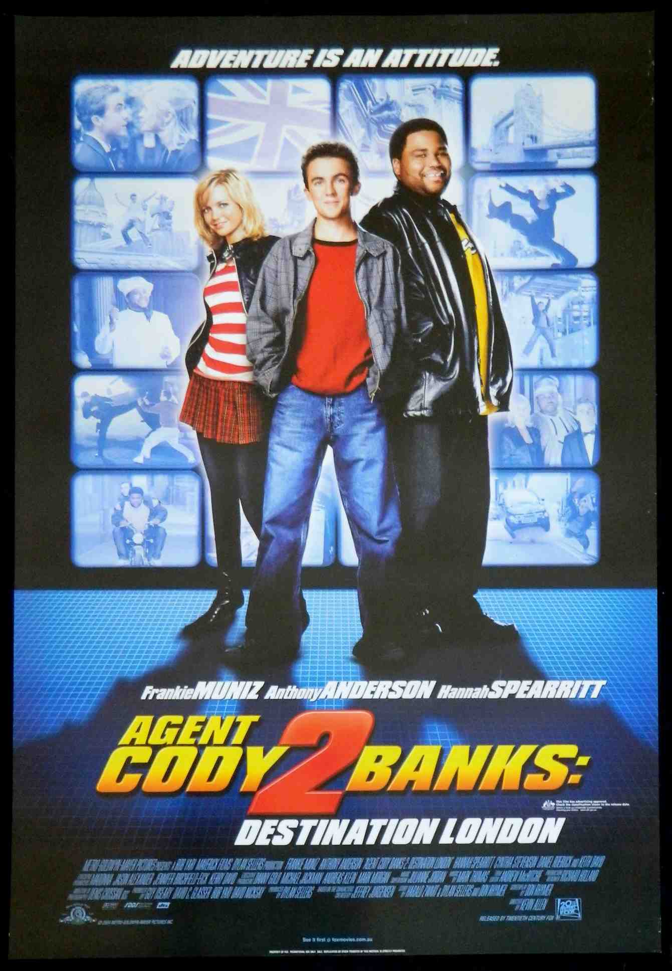 AGENT CODY BANKS 2 (2004)— Original Australian one sheet movie poster.