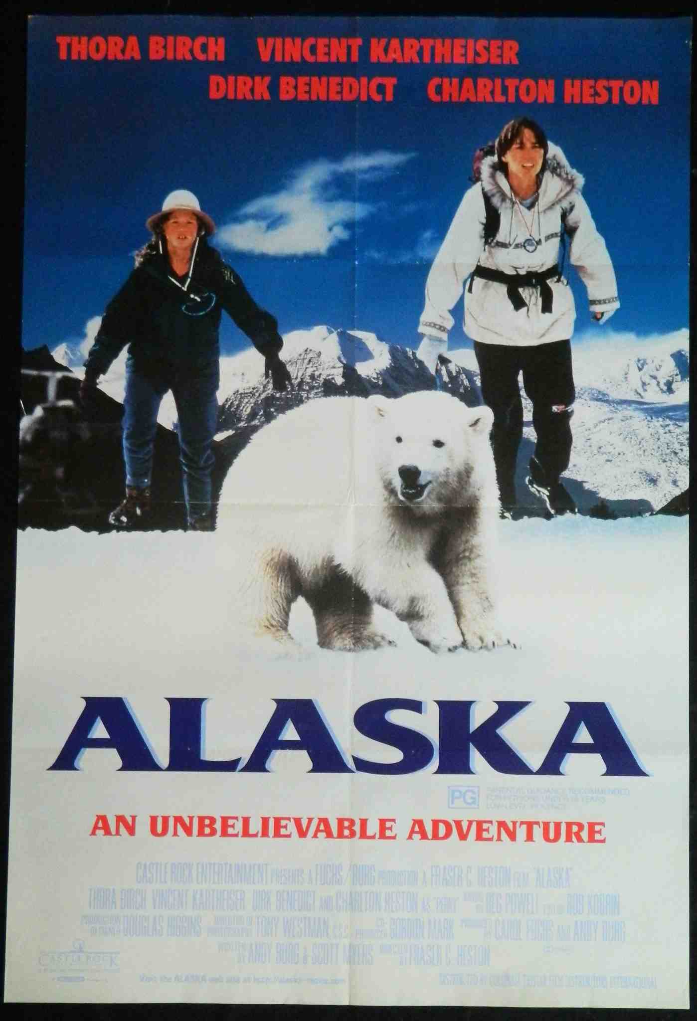 ALASKA (1996)— Original Australian one sheet movie poster.