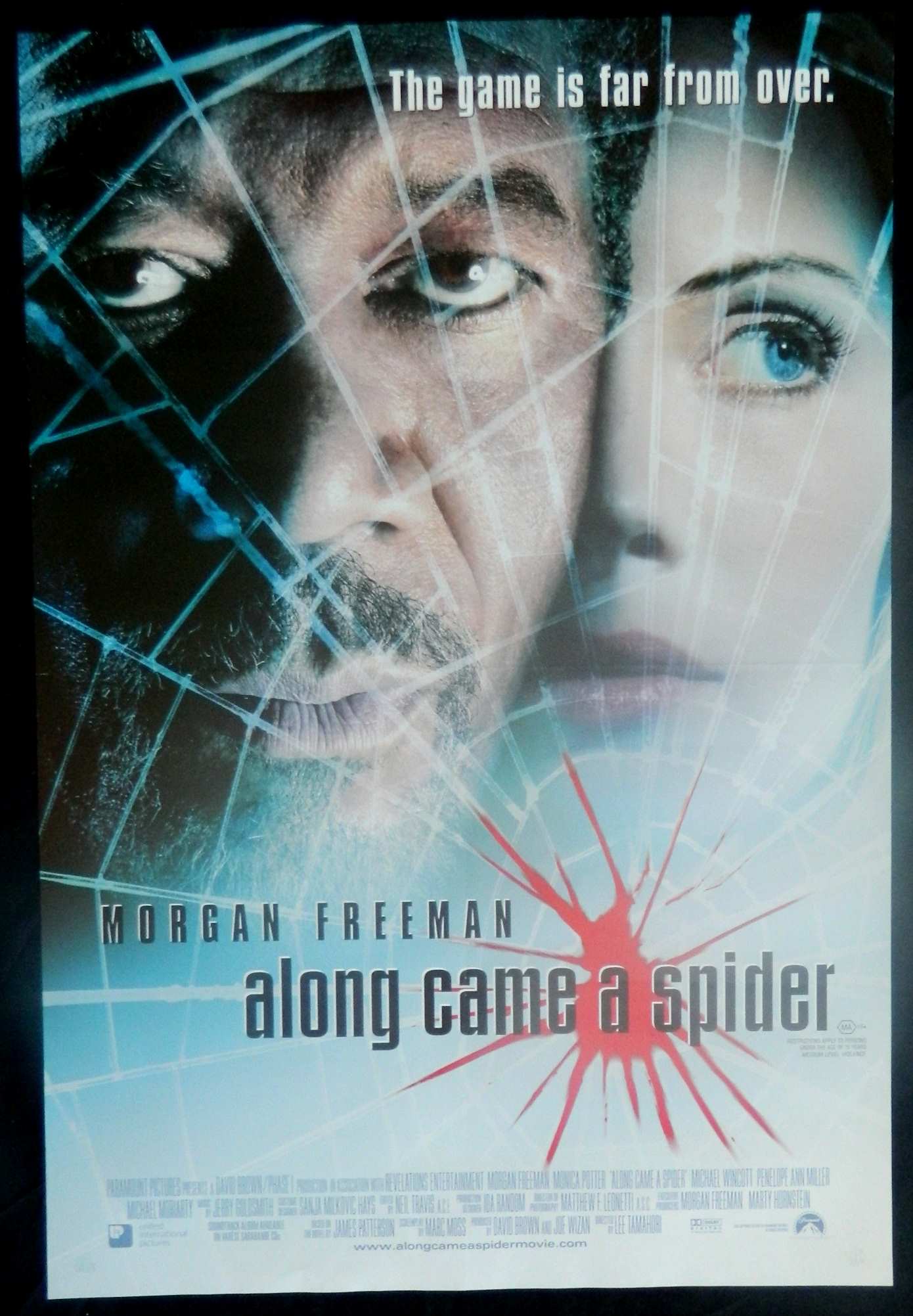 ALONG CAME A SPIDER (2001)— Original Australian one sheet movie poster.