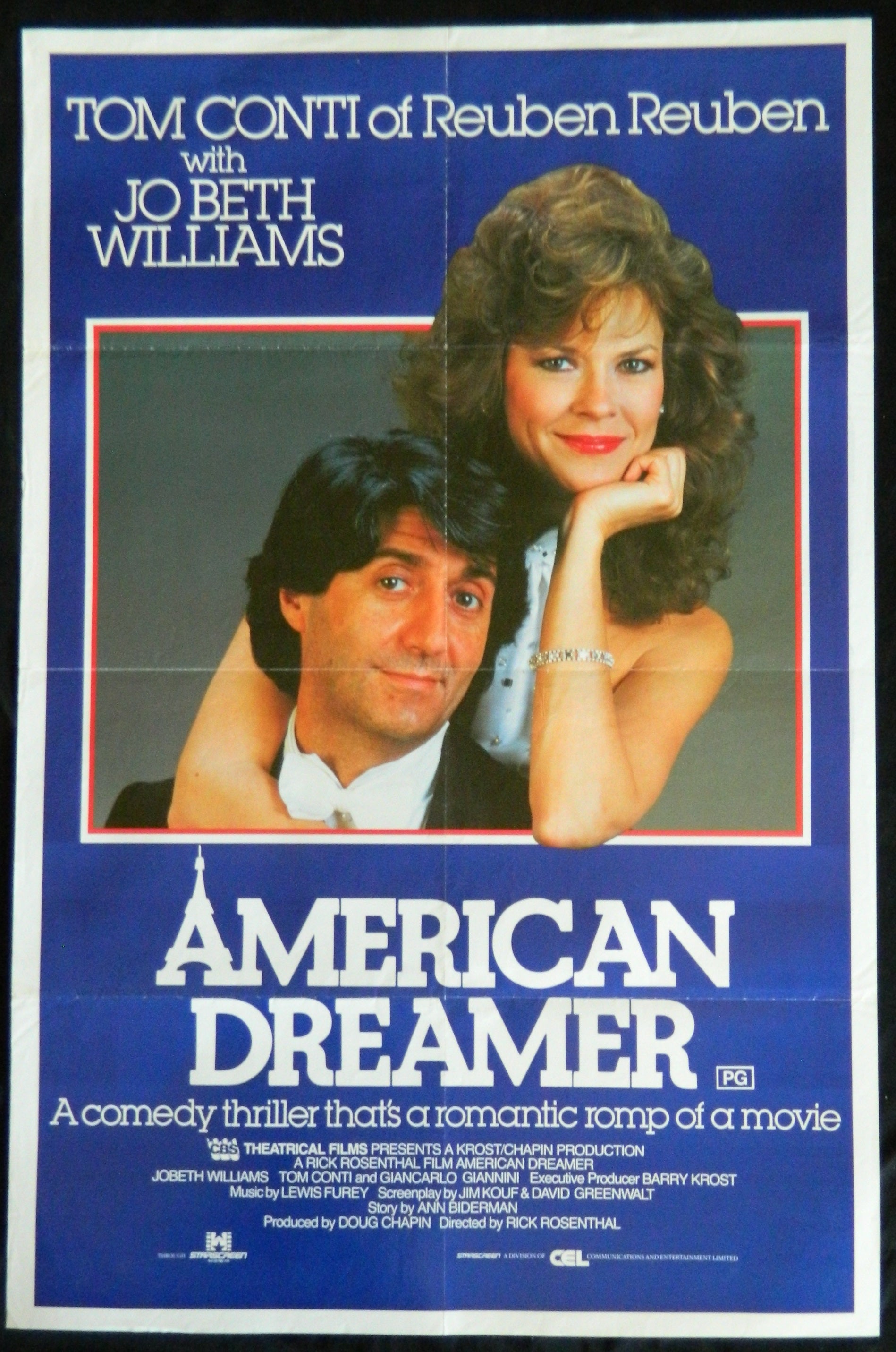 AMERICAN DREAMER (1984)— Original Australian one sheet movie poster.