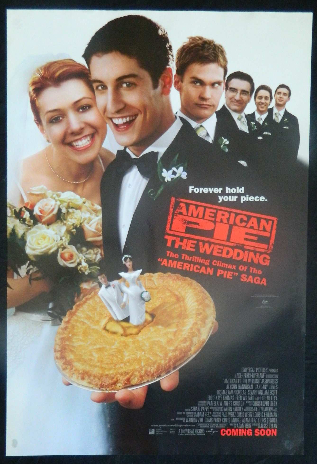 AMERICAN PIE THE WEDDING (2003)— Original Australian one sheet movie poster.