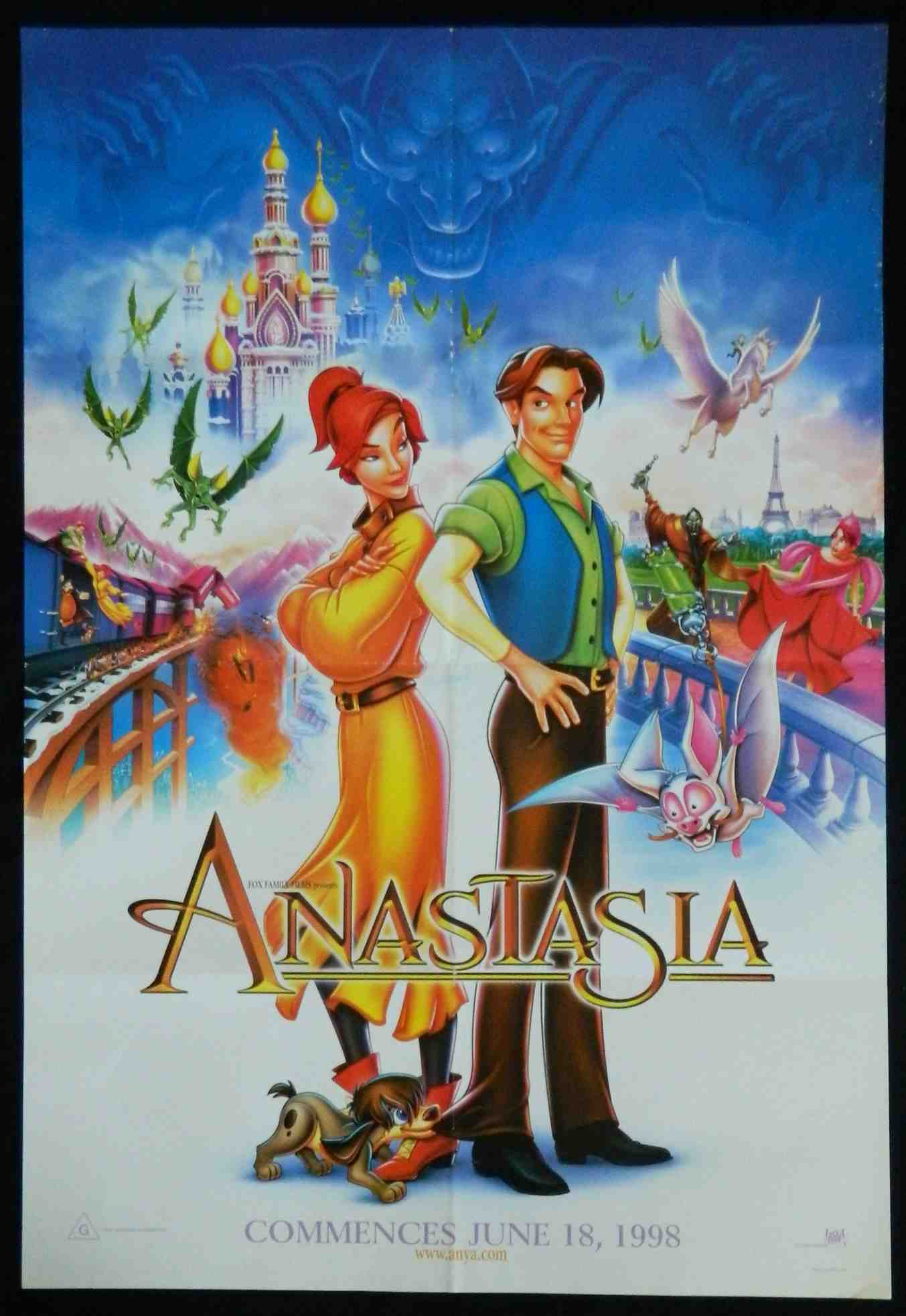 ANASTASIA  B (1997)— Original Australian one sheet movie poster.