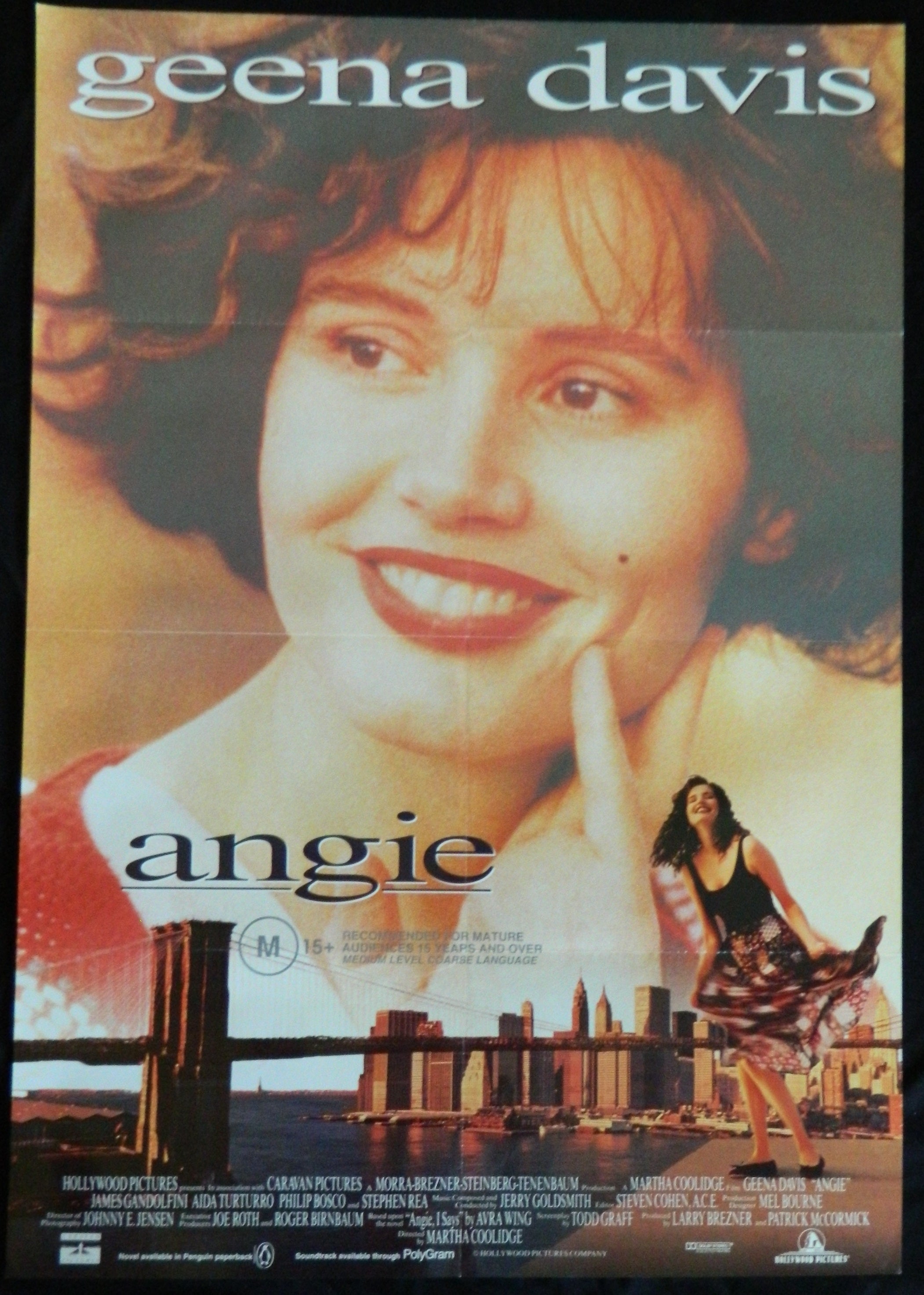 ANGIE (1994)— Original Australian one sheet movie poster.