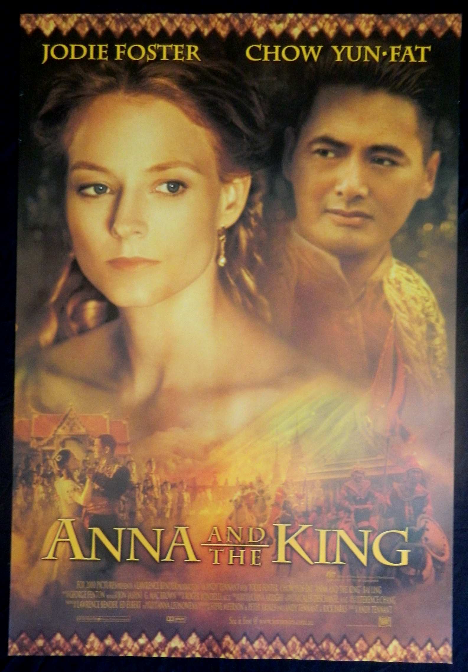 ANNA AND THE KING (1999)— Original Australian one sheet movie poster.