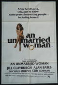 AN UNMARRIED WOMAN (1978)— Original Australian one sheet movie poster.