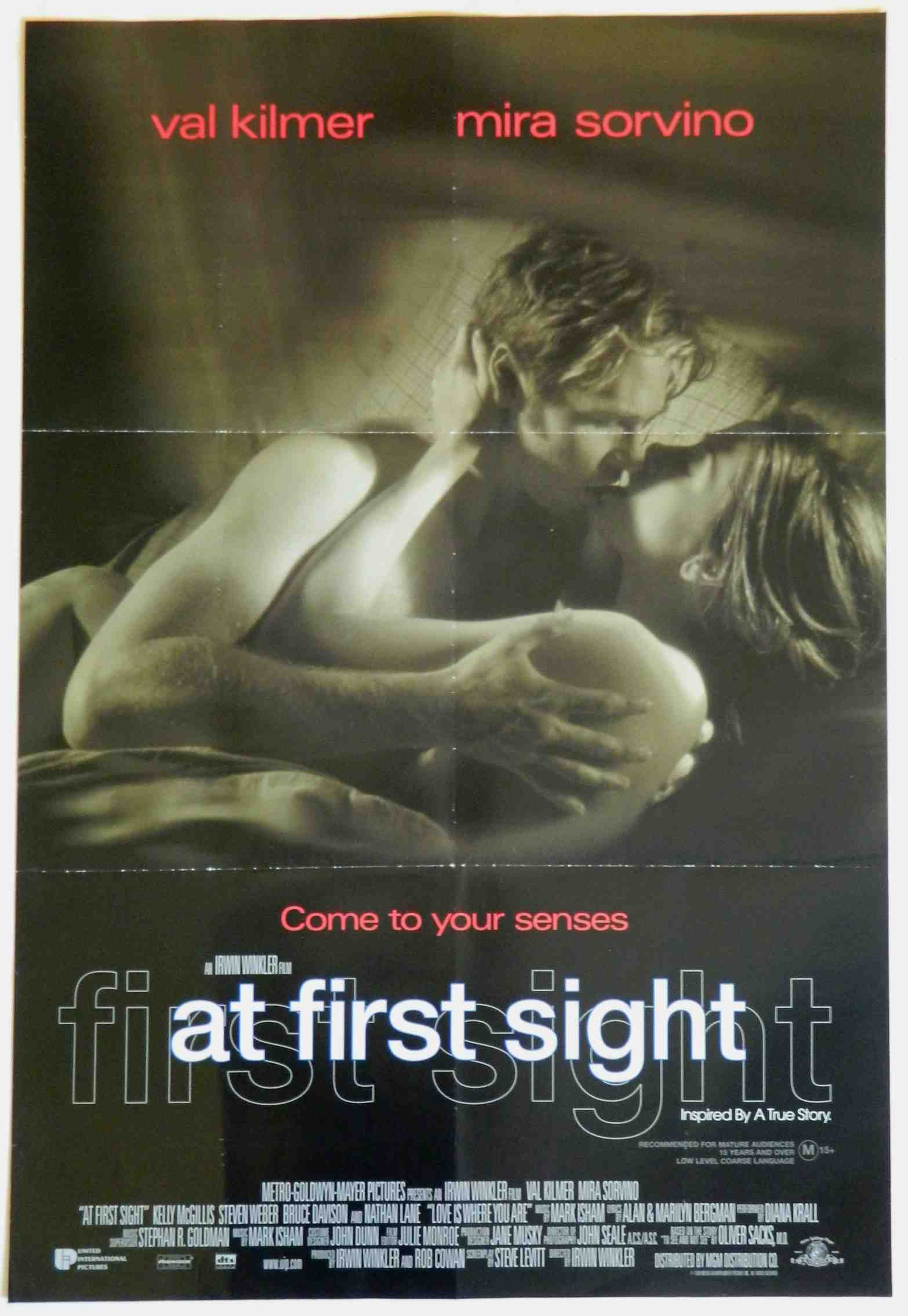 AT FIRST SIGHT (1999)— Original Australian one sheet movie poster.