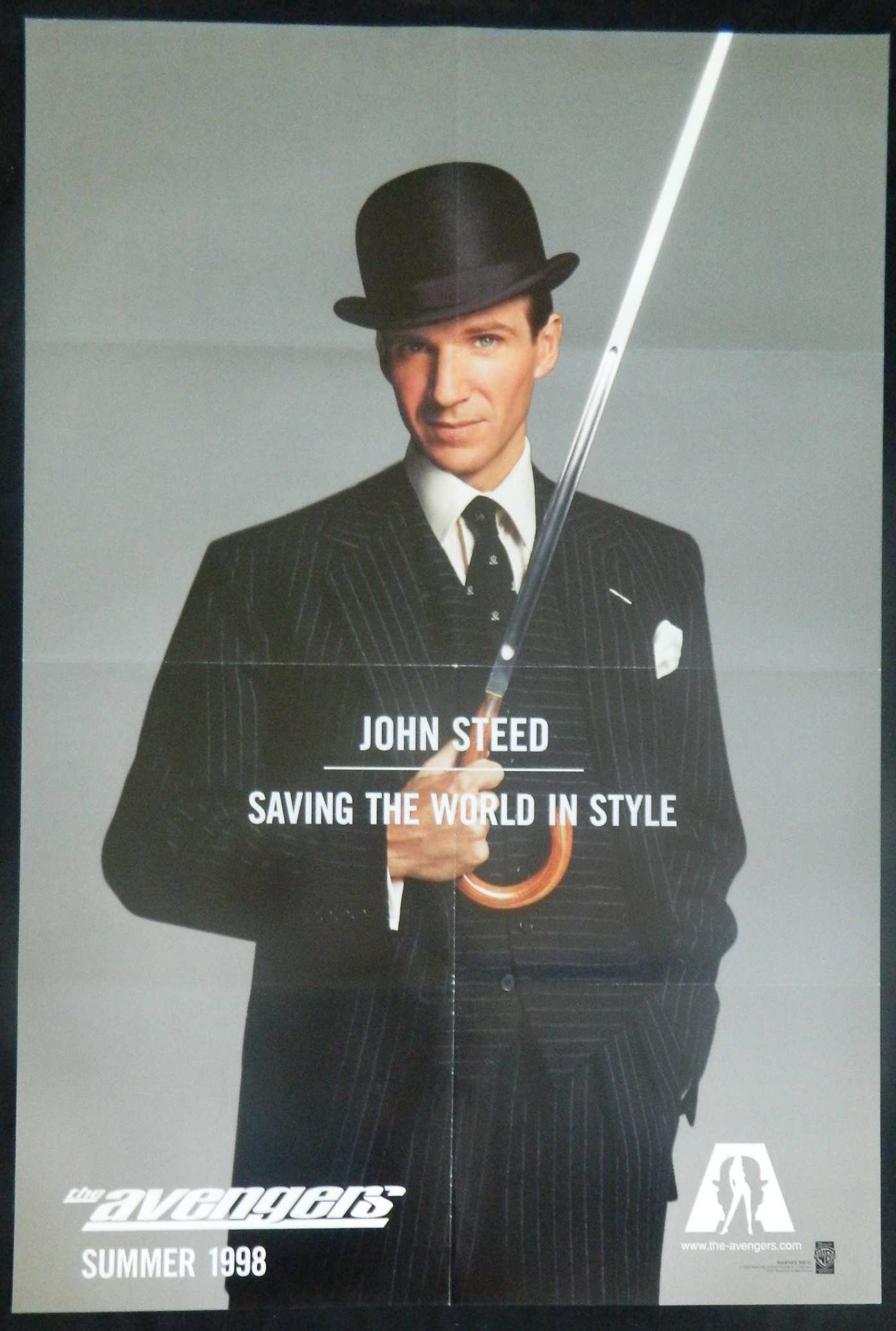 THE AVENGERS F(1998)— Original Australian one sheet movie poster.