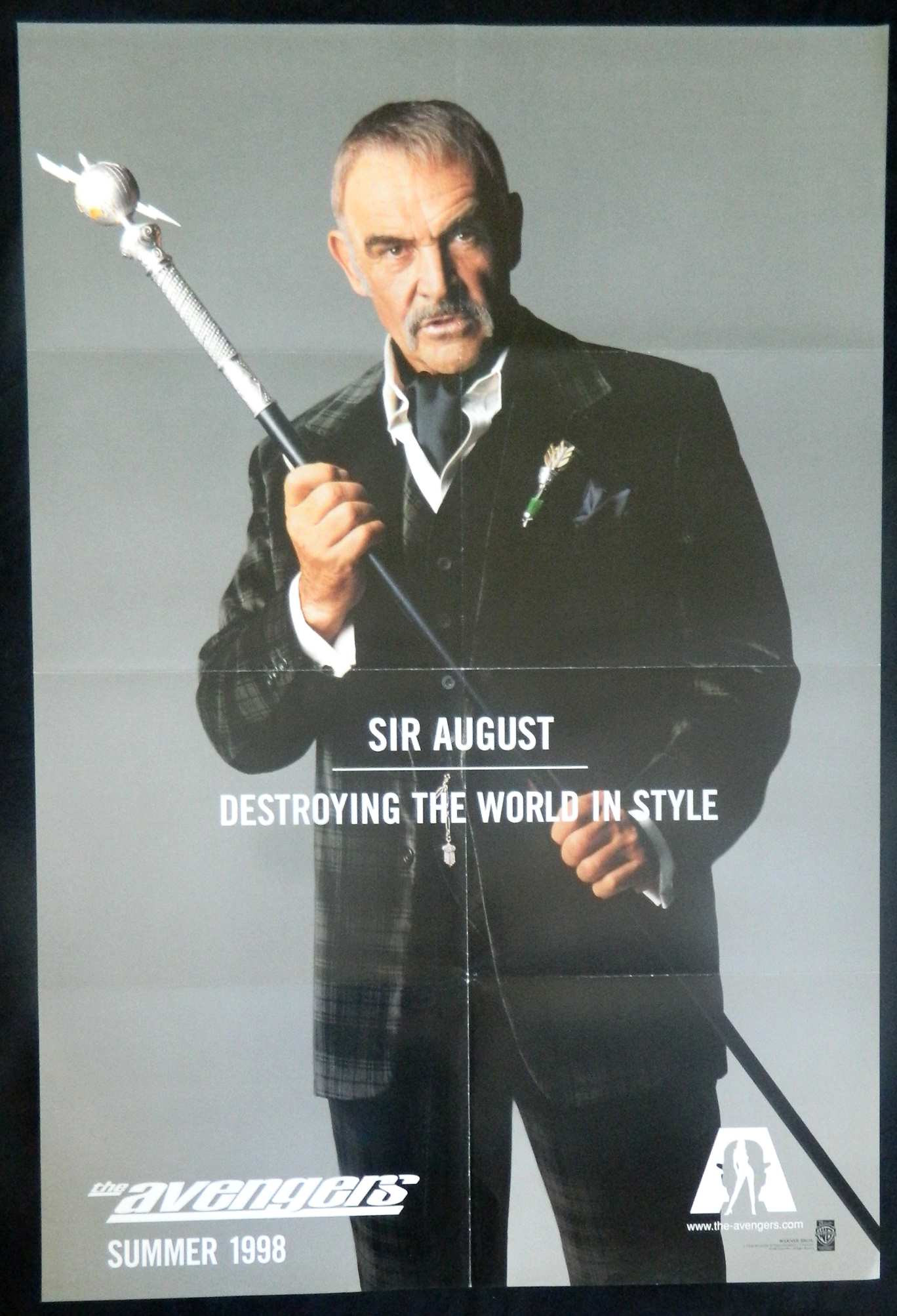 THE AVENGERS C(1998)— Original Australian one sheet movie poster.