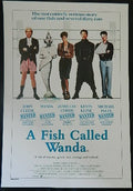 A FISH CALLED WANDA (1988)— Original Australian one sheet movie poster.