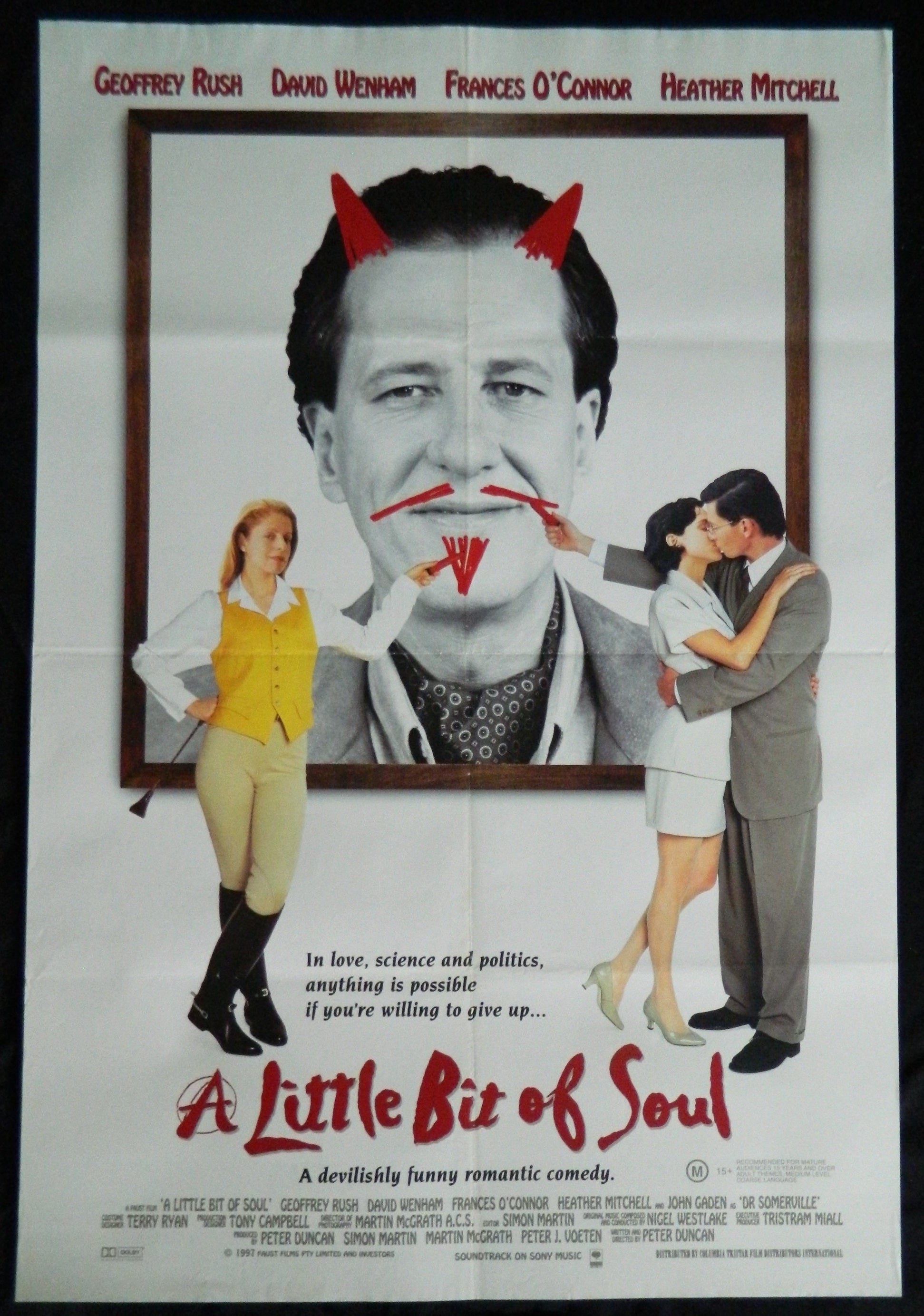 A LITTLE BIT OF SOUL (1998)— Original Australian one sheet movie poster.