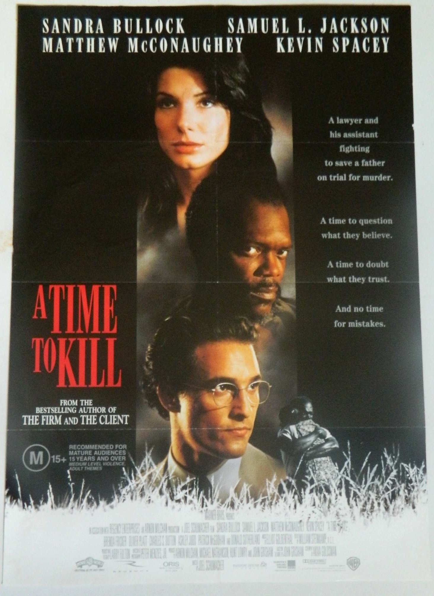 A TIME TO KILL(1996)— Original Australian one sheet movie poster.