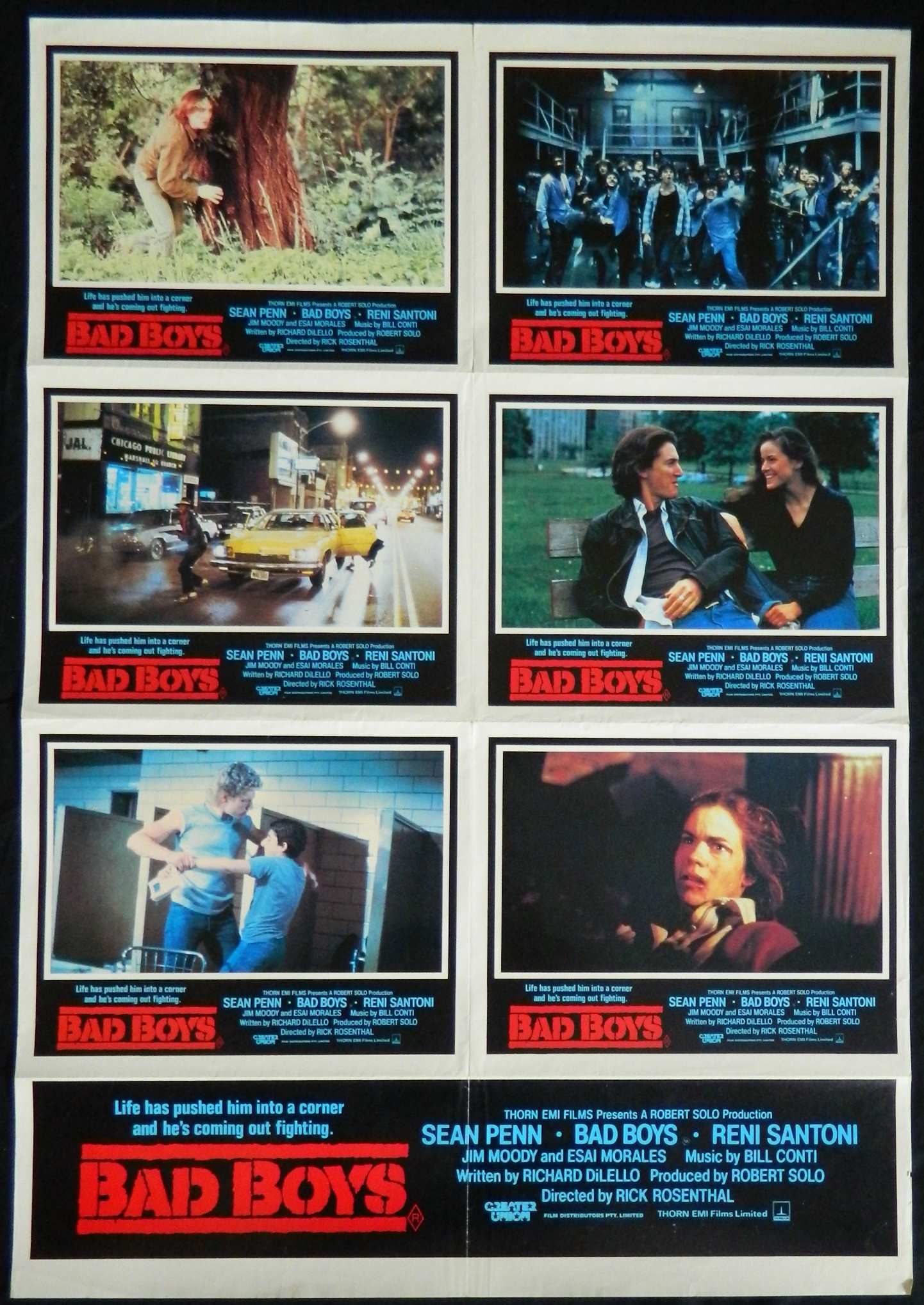 BAD BOYS (PHOTO SHEET)  (1995)— Original Australian one sheet movie poster.