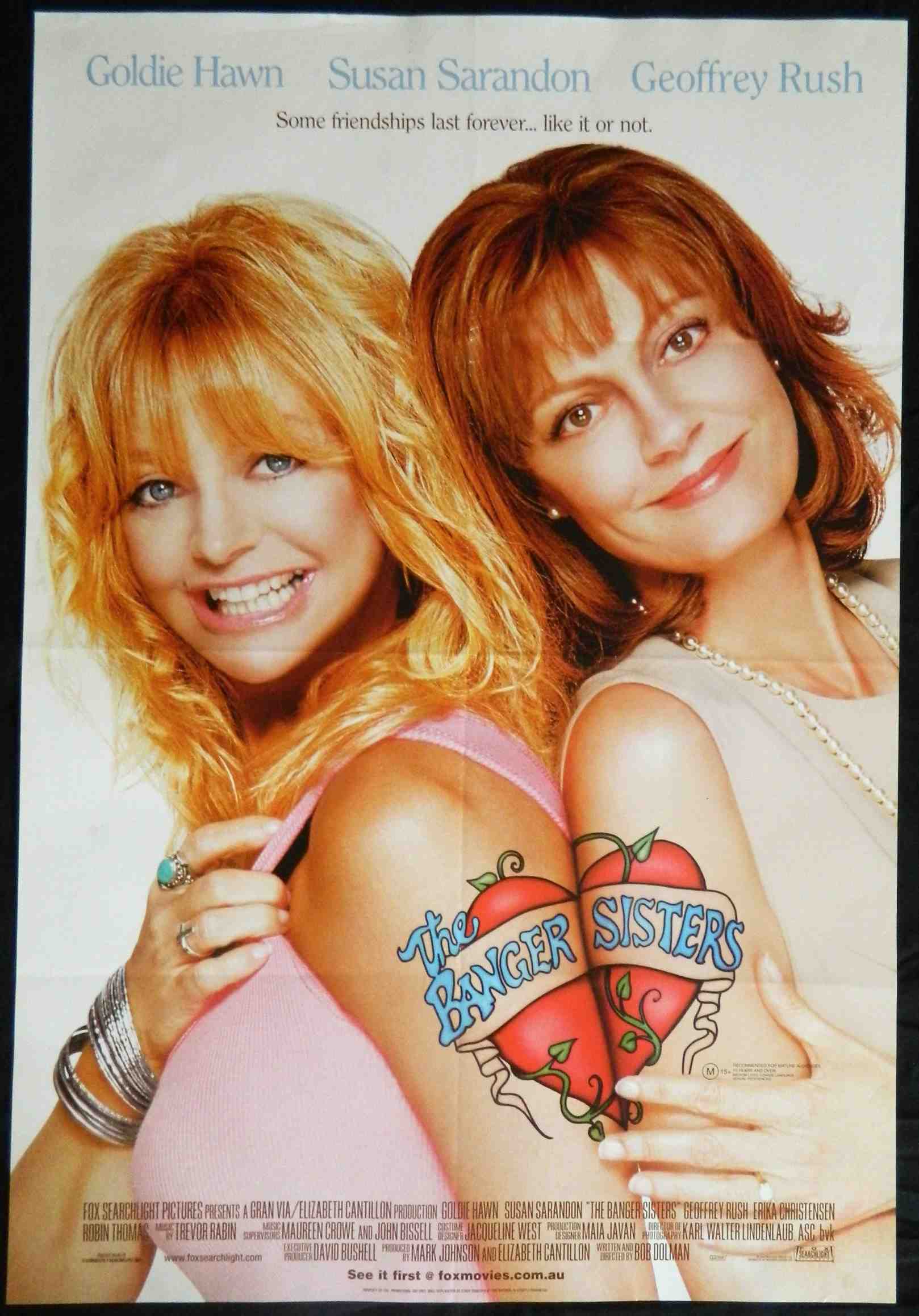 BANGER SISTERS  (2002)— Original Australian one sheet movie poster.