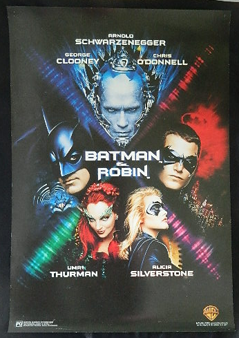 BATMAN AND ROBIN (TEASER) (1997) — Original Australian one sheet movie poster.