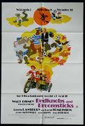 BEDKNOBS AND BROOMSTICKS (1979 RR)— Original Australian one sheet movie poster.