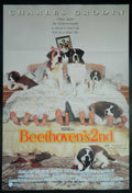 BEETHOVENS 2ND (1993)— Original Australian one sheet movie poster.