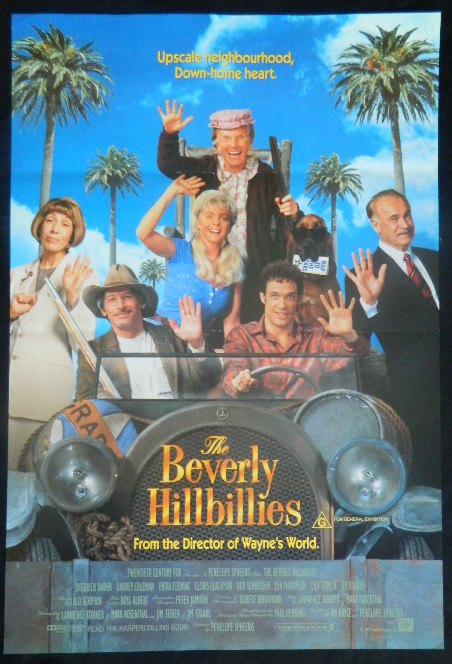 BEVERLY HILLBILLIES (1993)— Original Australian one sheet movie poster.