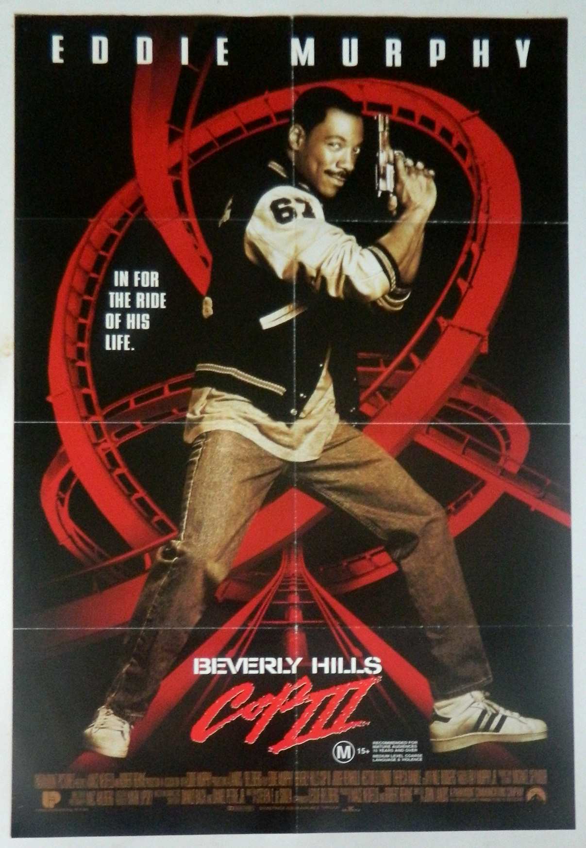 BEVERLY HILLS COP 3 (1994)— Original Australian one sheet movie poster.