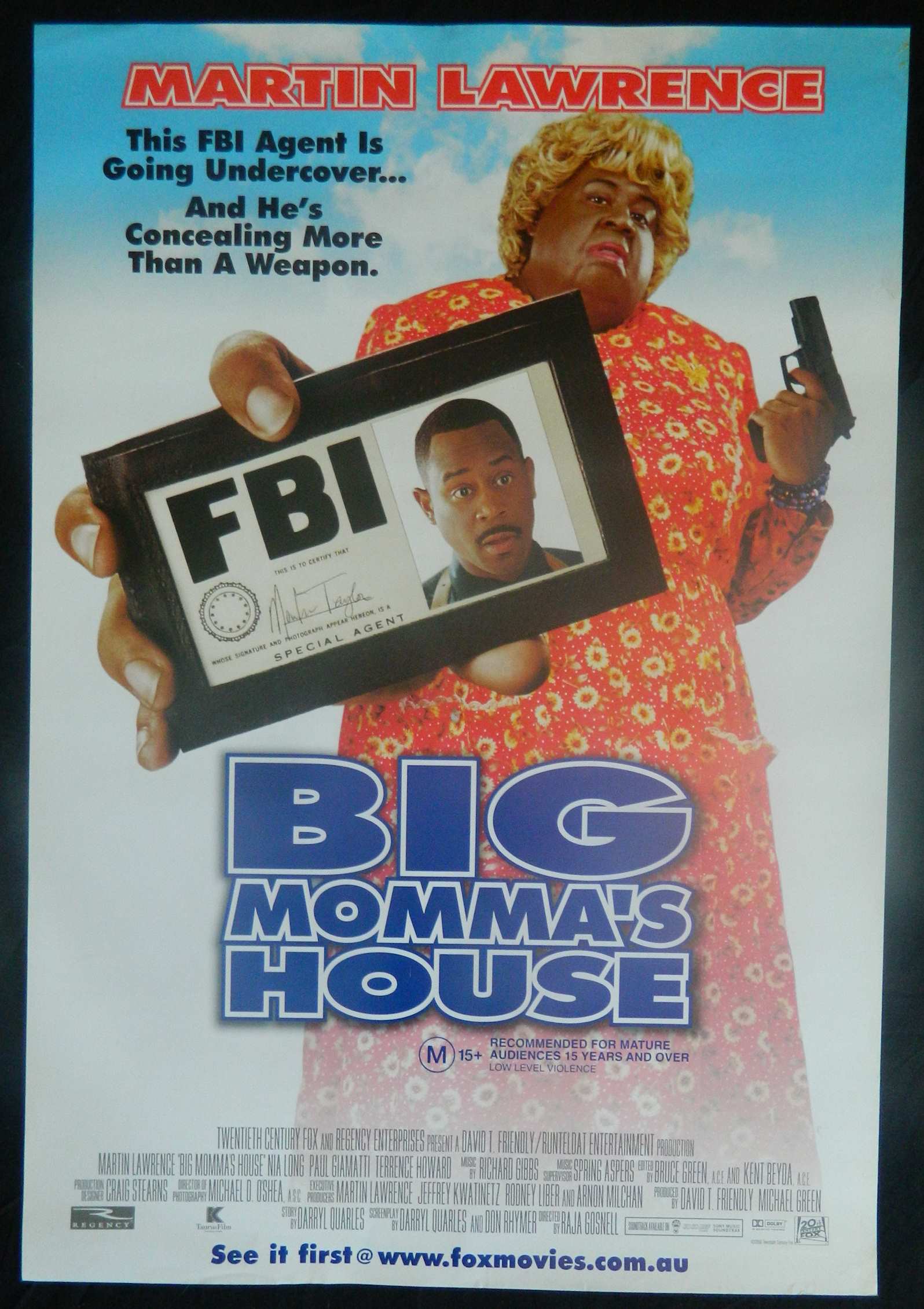 BIG MOMMAS HOUSE (2000)— Original Australian one sheet movie poster.