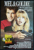 BIRD ON A WIRE (1990)— Original Australian one sheet movie poster.