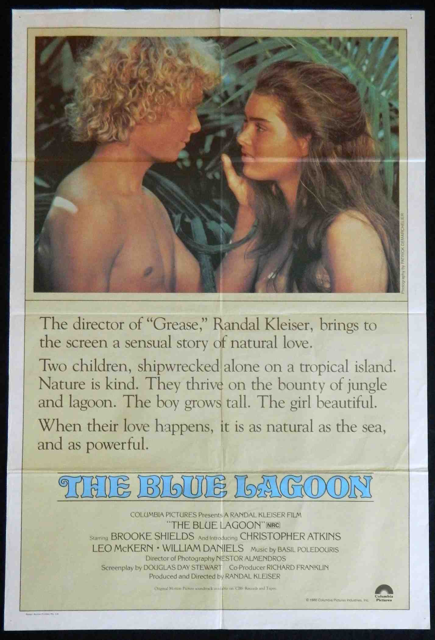 BLUE LAGOON (1980)— Original Australian one sheet movie poster.