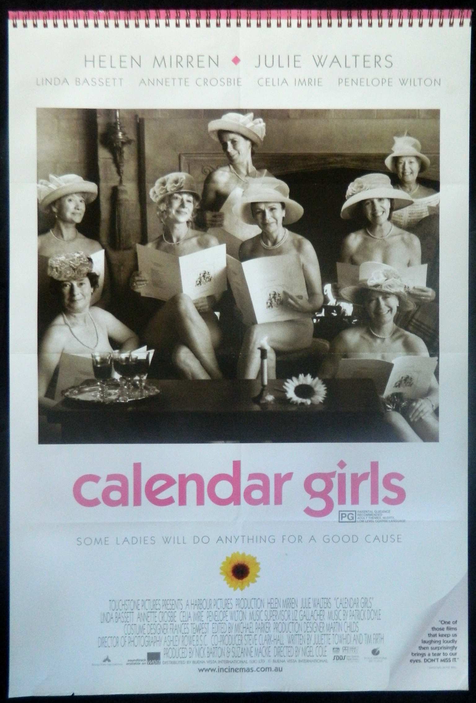 CALENDAR GIRLS (2003)— Original Australian one sheet movie poster.