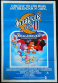 CARE BEARS MOVIE 2 (1986)— Original Australian one sheet movie poster.