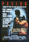 CARLITO'S WAY (1993)— Original Australian one sheet movie poster.