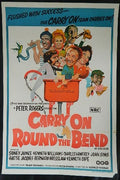 CARRY ON ROUND THE BEND (1971)— Original Australian one sheet movie poster