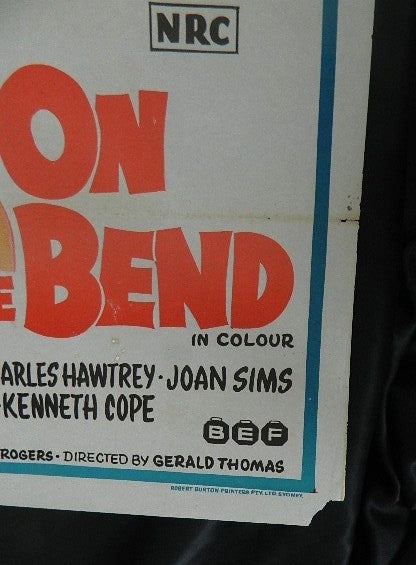 CARRY ON ROUND THE BEND (1971)— Original Australian one sheet movie poster