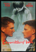 CASUALTIES OF WAR (1989)— Original Australian one sheet movie poster.