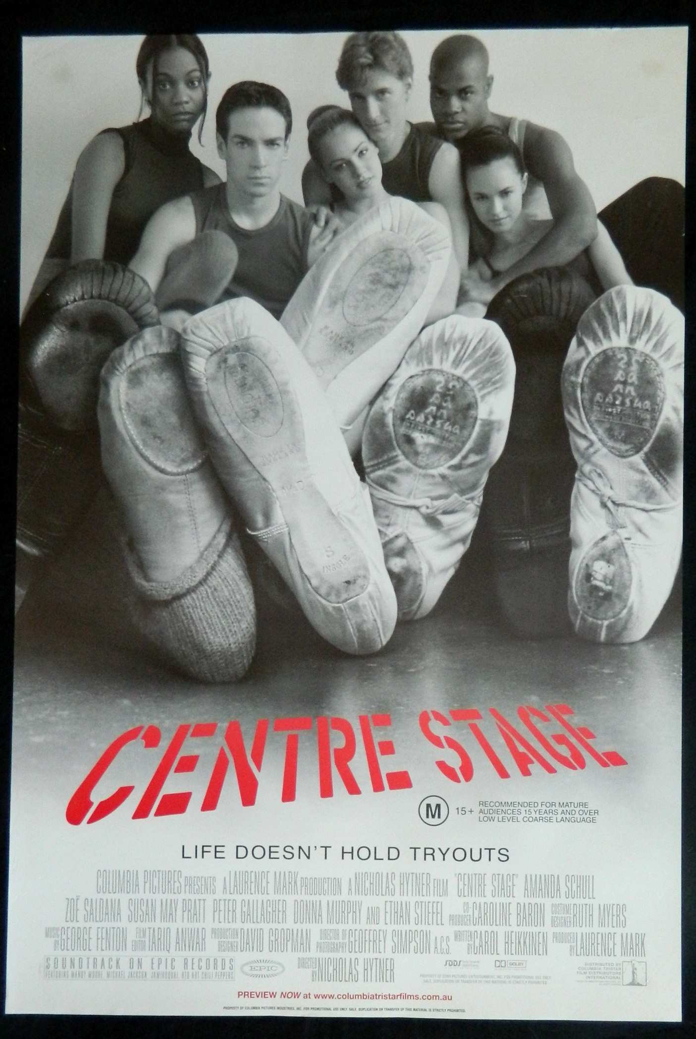 CENTRE STAGE  (1999)— Original Australian one sheet movie poster