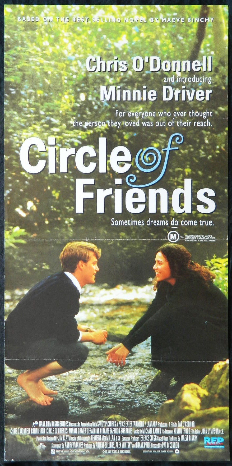 CIRCLE OF FRIENDS (1994) — Original Australian daybill movie poster