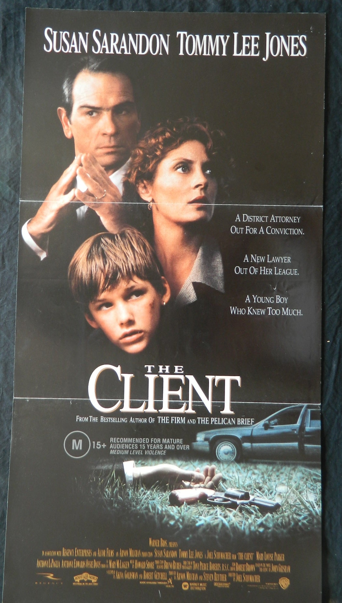 THE CLIENT (1994)— Original Australian daybill movie poster.