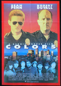 COLORS (1988)— Original Australian one sheet movie poster.