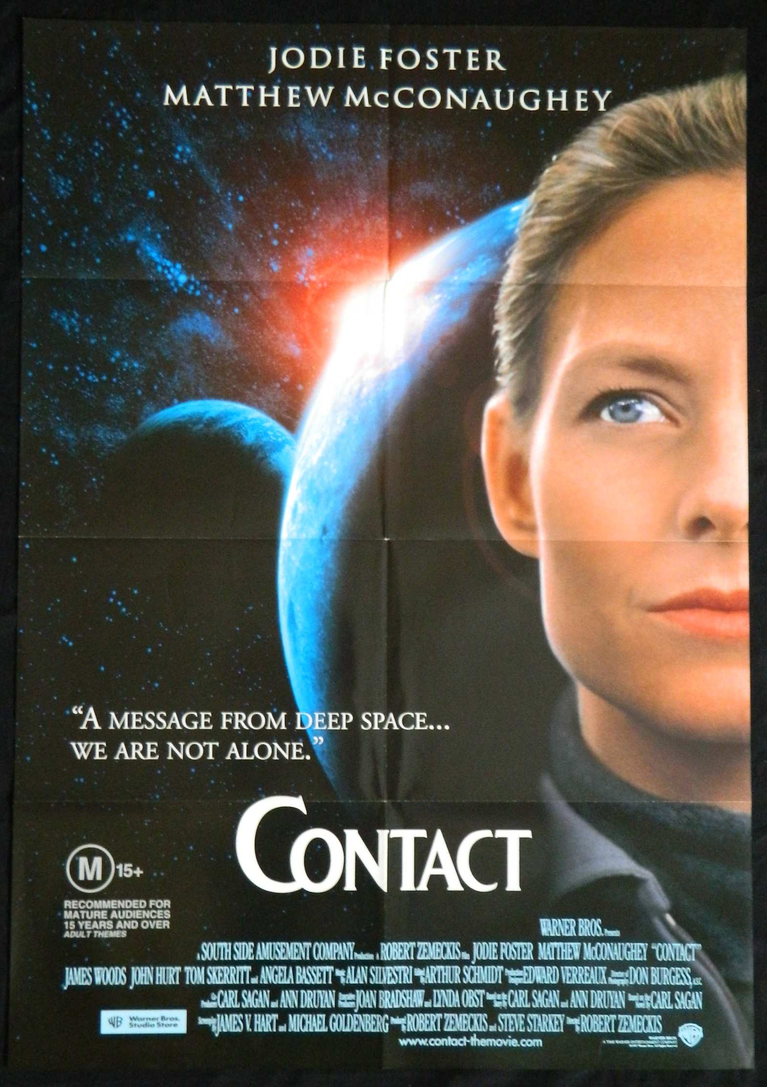CONTACT (1997)— Original Australian one sheet movie poster