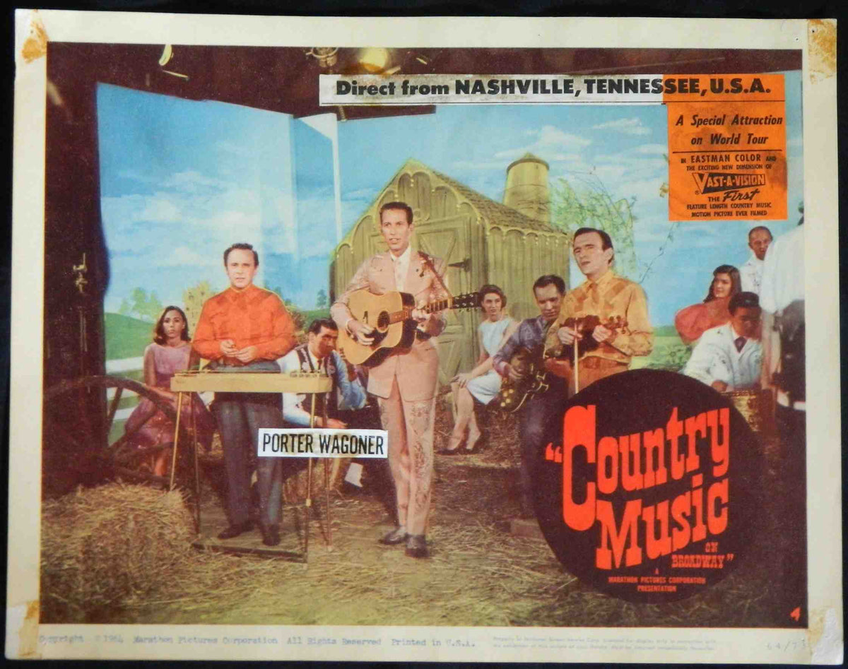 COUNTRY MUSIC ON BROADWAY (4) (1964) — Original Australian Lobby Card