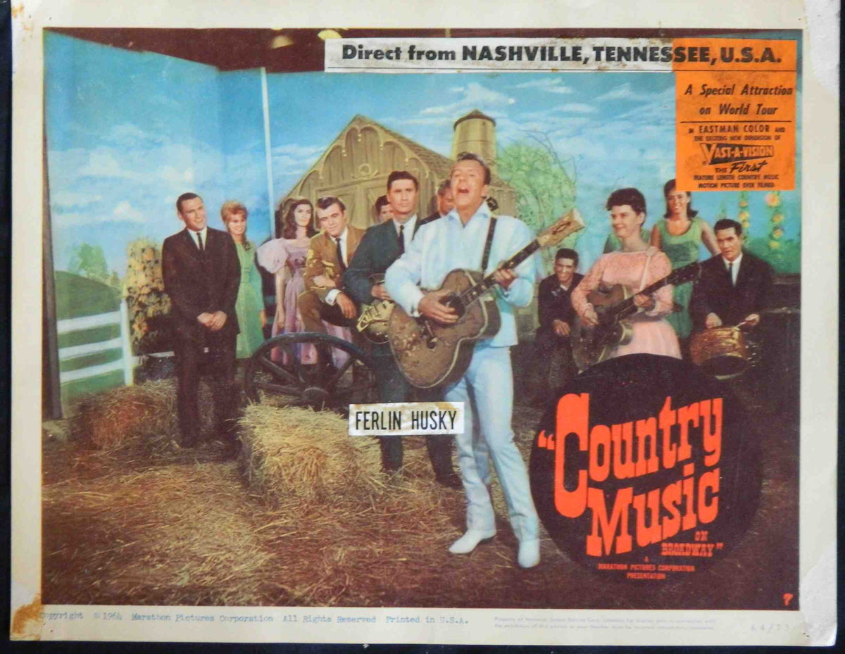 COUNTRY MUSIC ON BROADWAY (7) (1964) — Original Australian Lobby Card