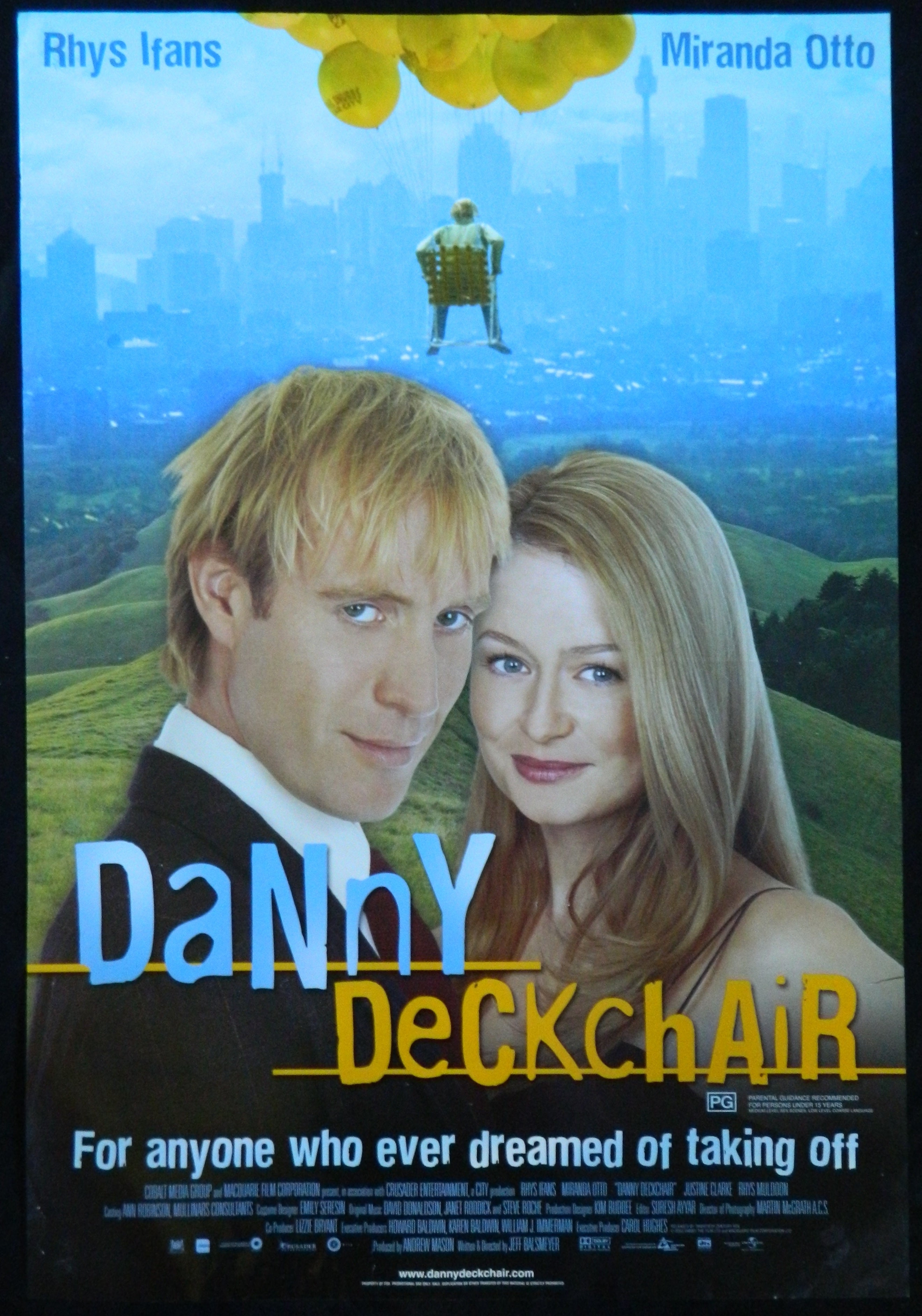 DANNY DECKCHAIR  (2003)— Original Australian one sheet movie poster
