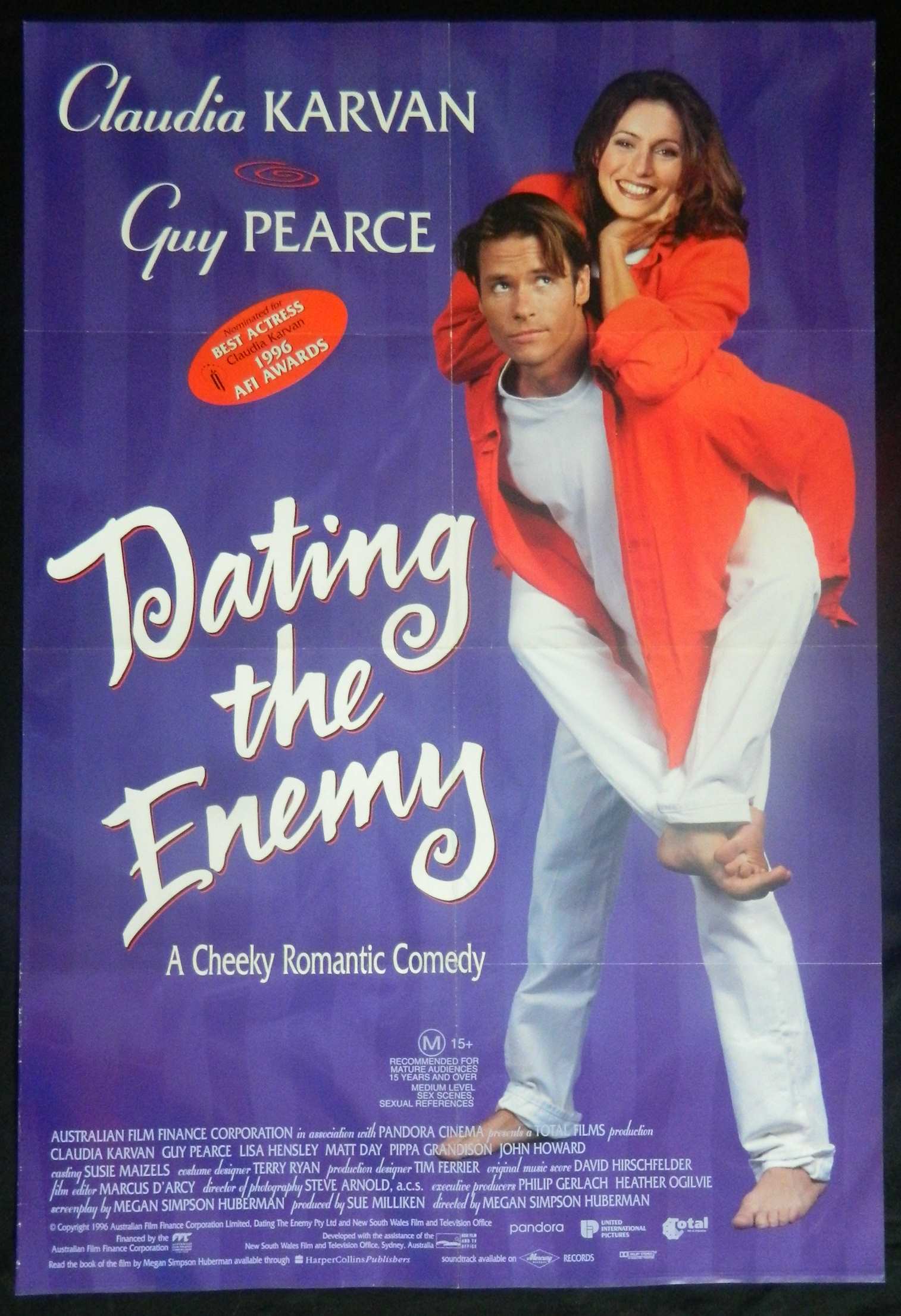 DATING THE ENEMY (1996)— Original Australian one sheet movie poster