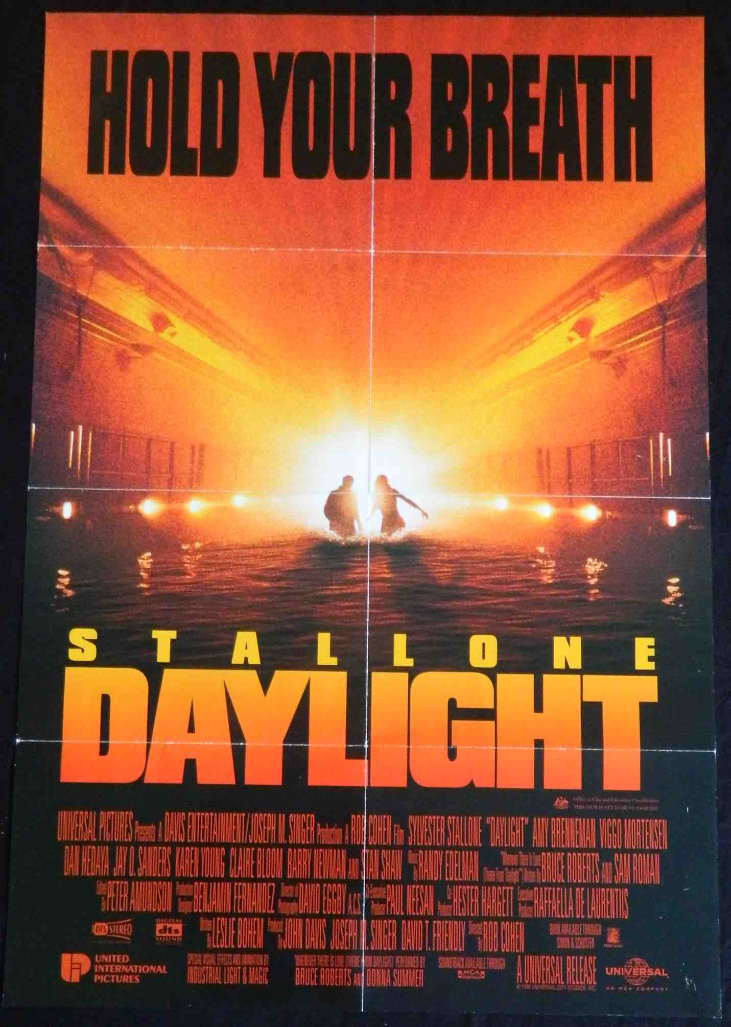 DAYLIGHT (1996)— Original Australian one sheet movie poster