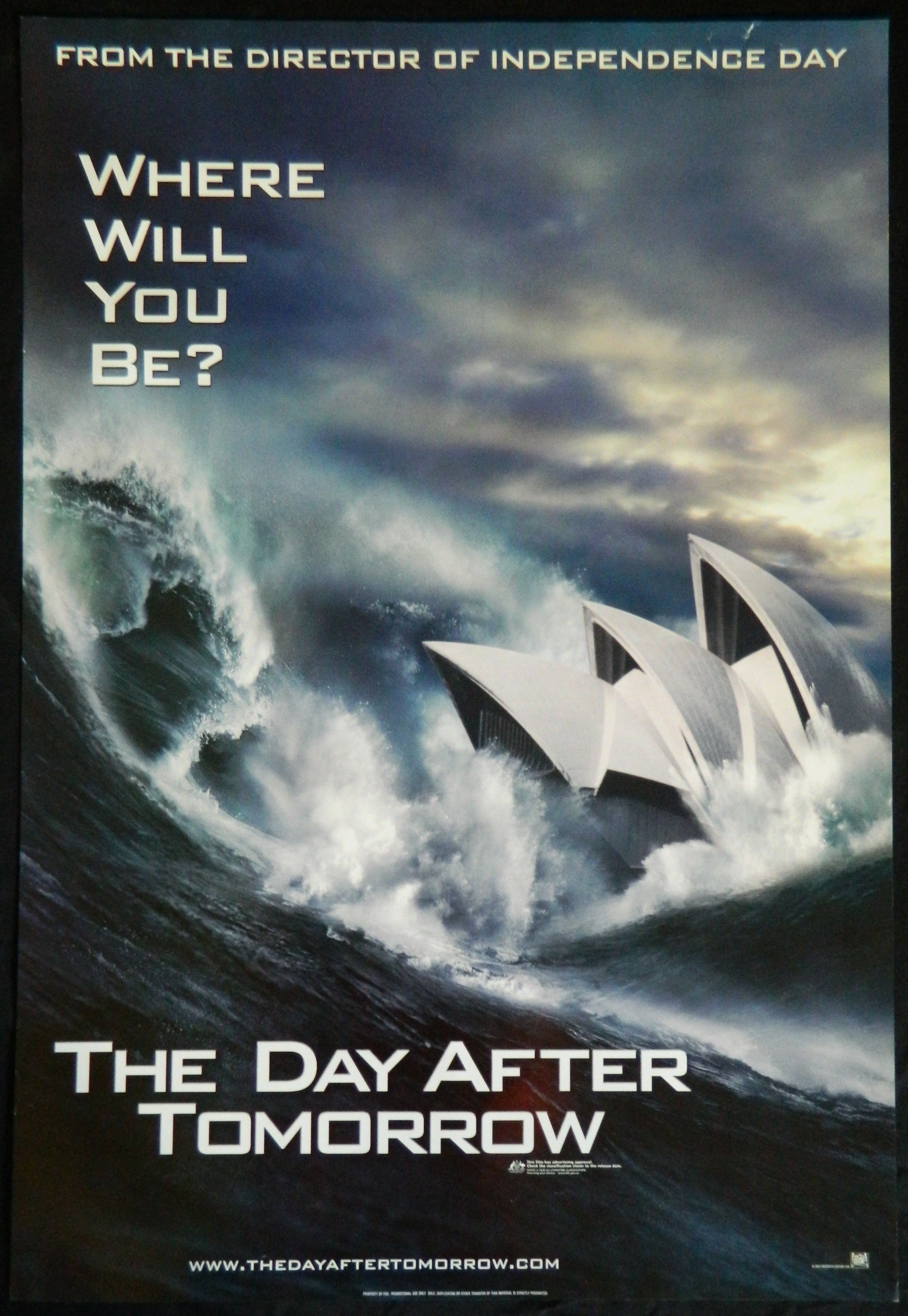 DAY AFTER TOMORROW (OPERA HOUSE) (2004)— Original Australian one sheet movie poster